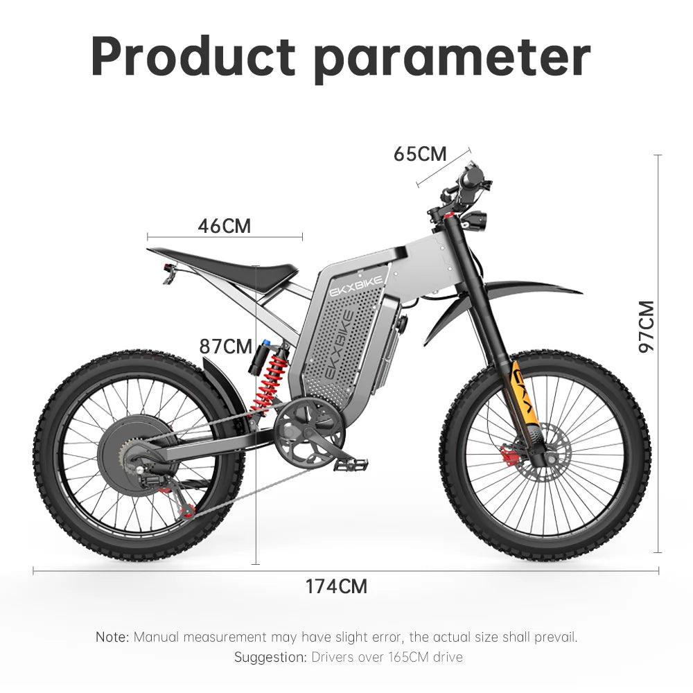 EKX X21 Max Electric Motorcycle 3000W Brushless 60V 30Ah - Health and Tech Solutions 25