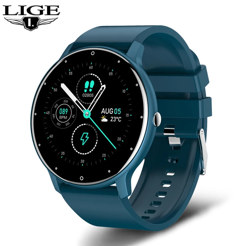 LIGE 2025 New Smart Watch Men Full Touch Screen Sport Fitness - Health and Tech Solutions 25