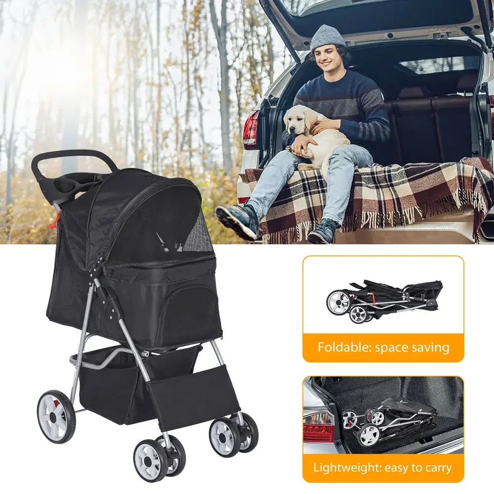 Dog Stroller for Comfortable and Safe Pet Travel - Health and Tech Solutions 25