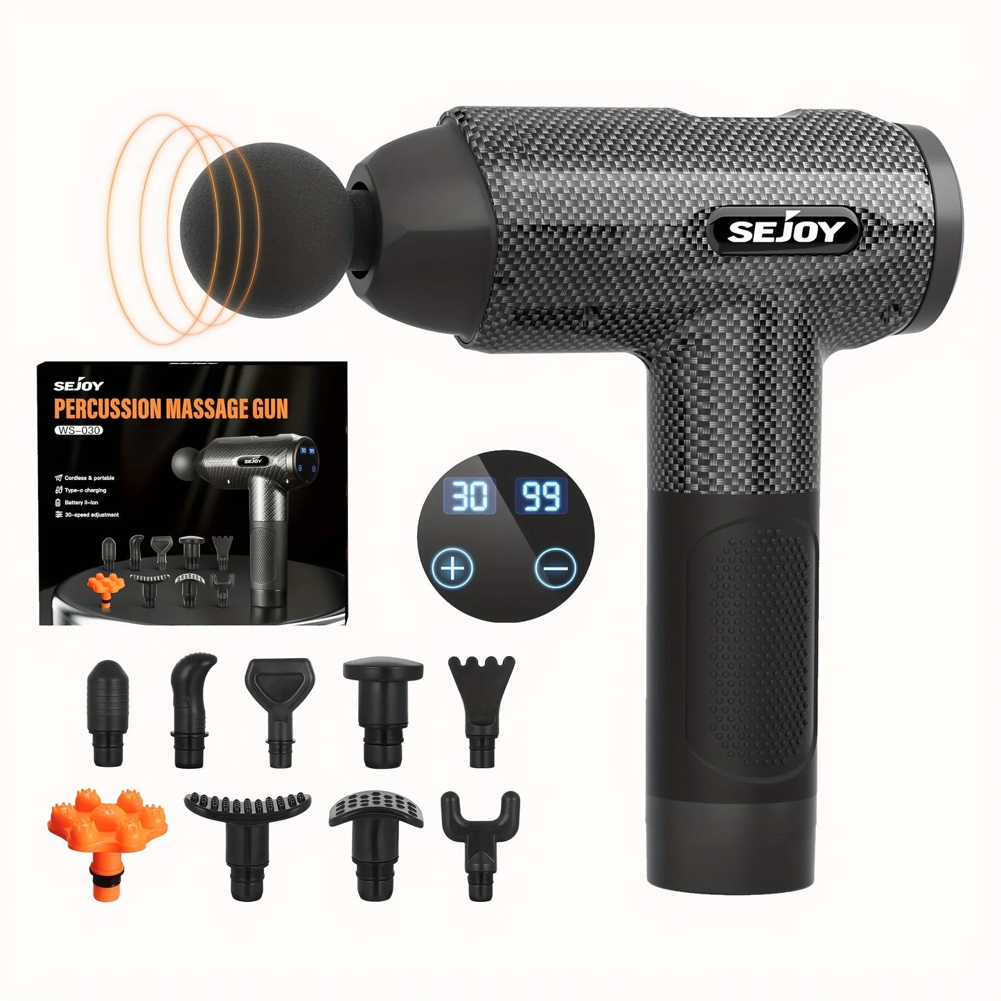 Sejoy Massage Gun Relaxation Deep Tissue Percussion Massager - Health and Tech Solutions 25