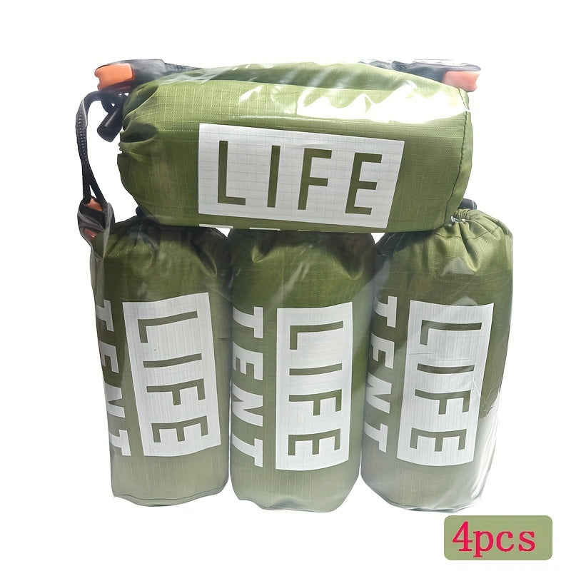 Two Person Emergency Survival Tent Shelter With Whistle
