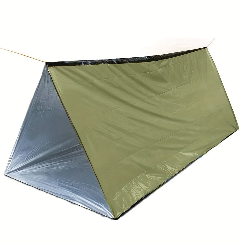 Two Person Emergency Survival Tent Shelter With Whistle