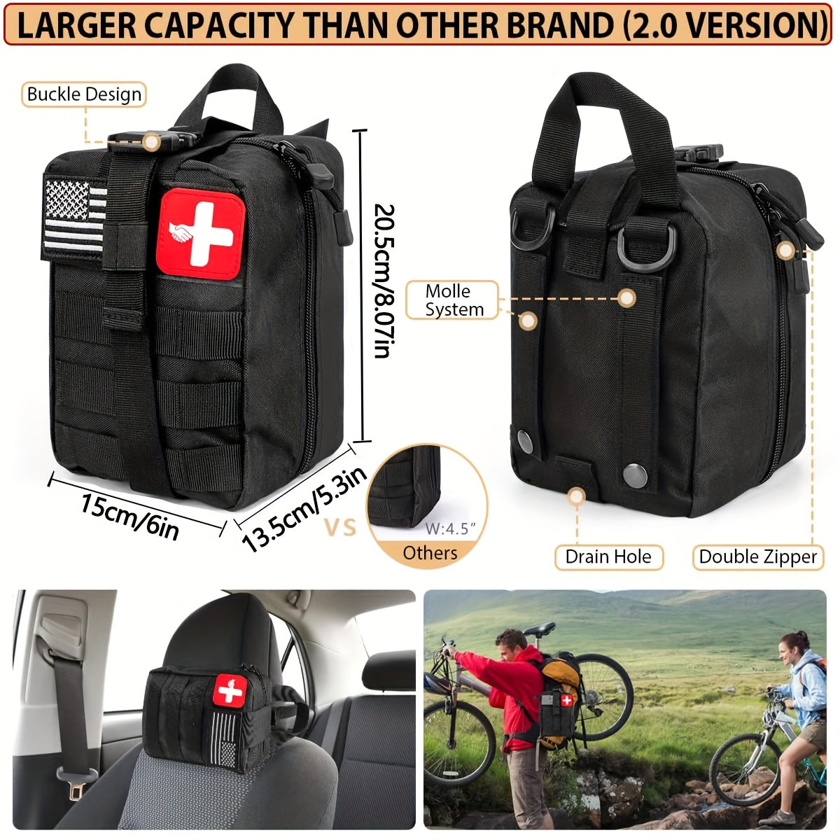 Ultimate Survival Kit First Aid Emergency Gear Multi Tool