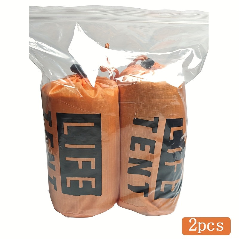 Two Person Emergency Survival Tent Shelter With Whistle