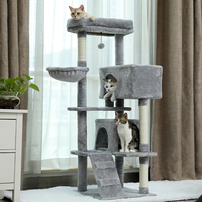 Cat Tree Condo with Scratch Post and Climbing Toys - Health and Tech Solutions 25