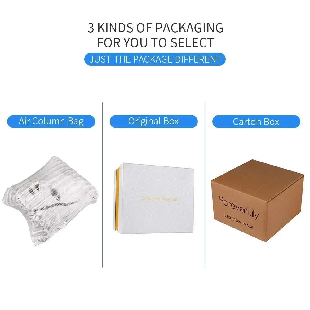 Foreverlily 7 Colors Light LED Facial Mask With Neck Treatment - Health and Tech Solutions 25