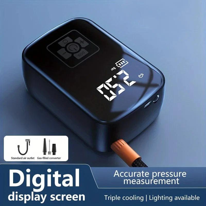 Car Air Pump Air Compressor 12V 150PSI Portable Tire Inflator - Health and Tech Solutions 25