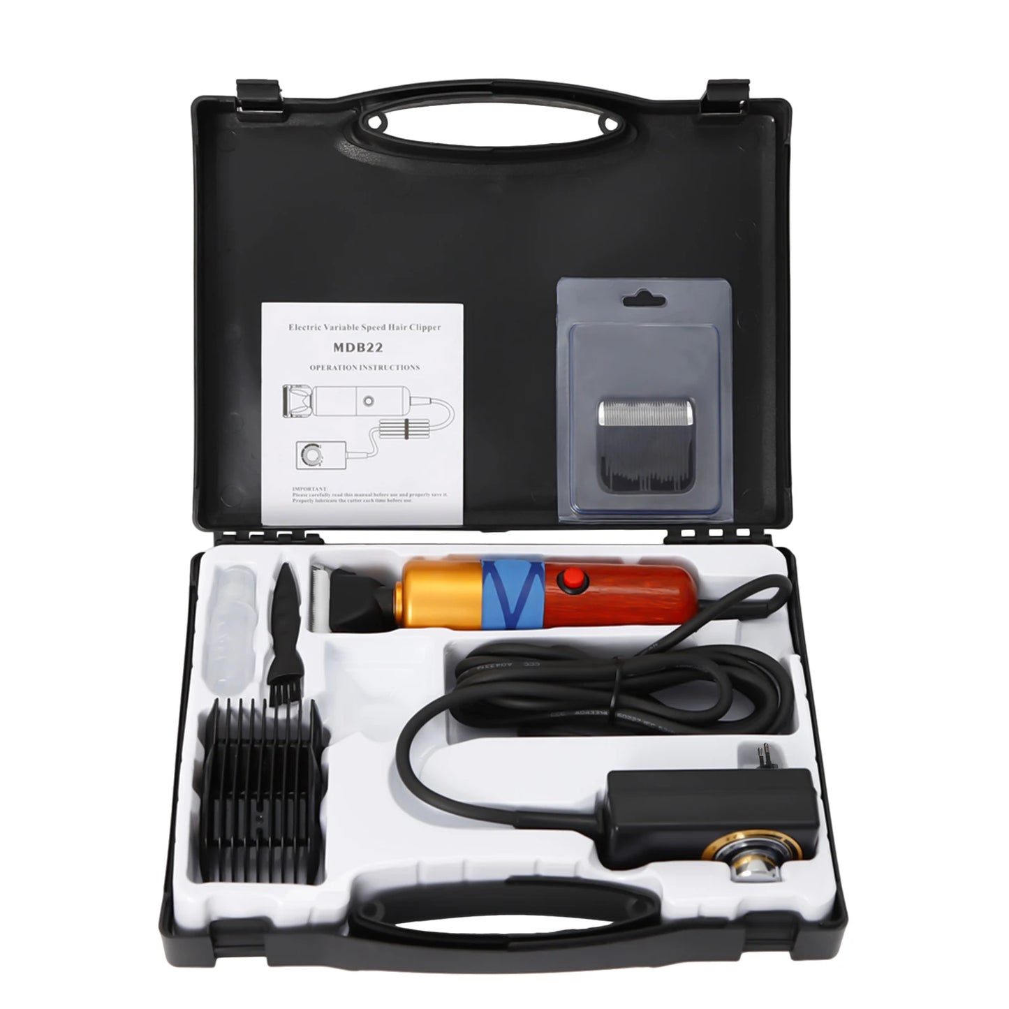 Pet Hair Clipper Low Noise High Efficiency Professional Electric Variable Speed Hair Shearing for Sheep Dogs Cats - Health and Tech Solutions 25