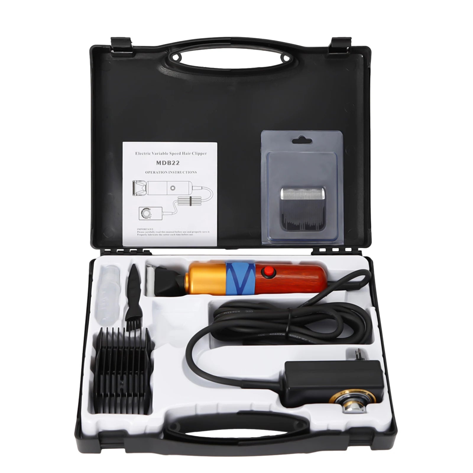 Pet Hair Clipper Low Noise High Efficiency Professional Electric Variable Speed Hair Shearing for Sheep Dogs Cats - Health and Tech Solutions 25