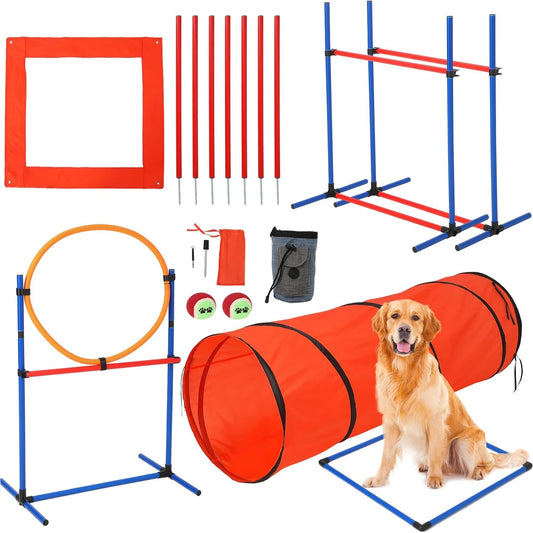 87 Piece Dog Agility Training Equipment Set for Outdoor Fun - Health and Tech Solutions 25