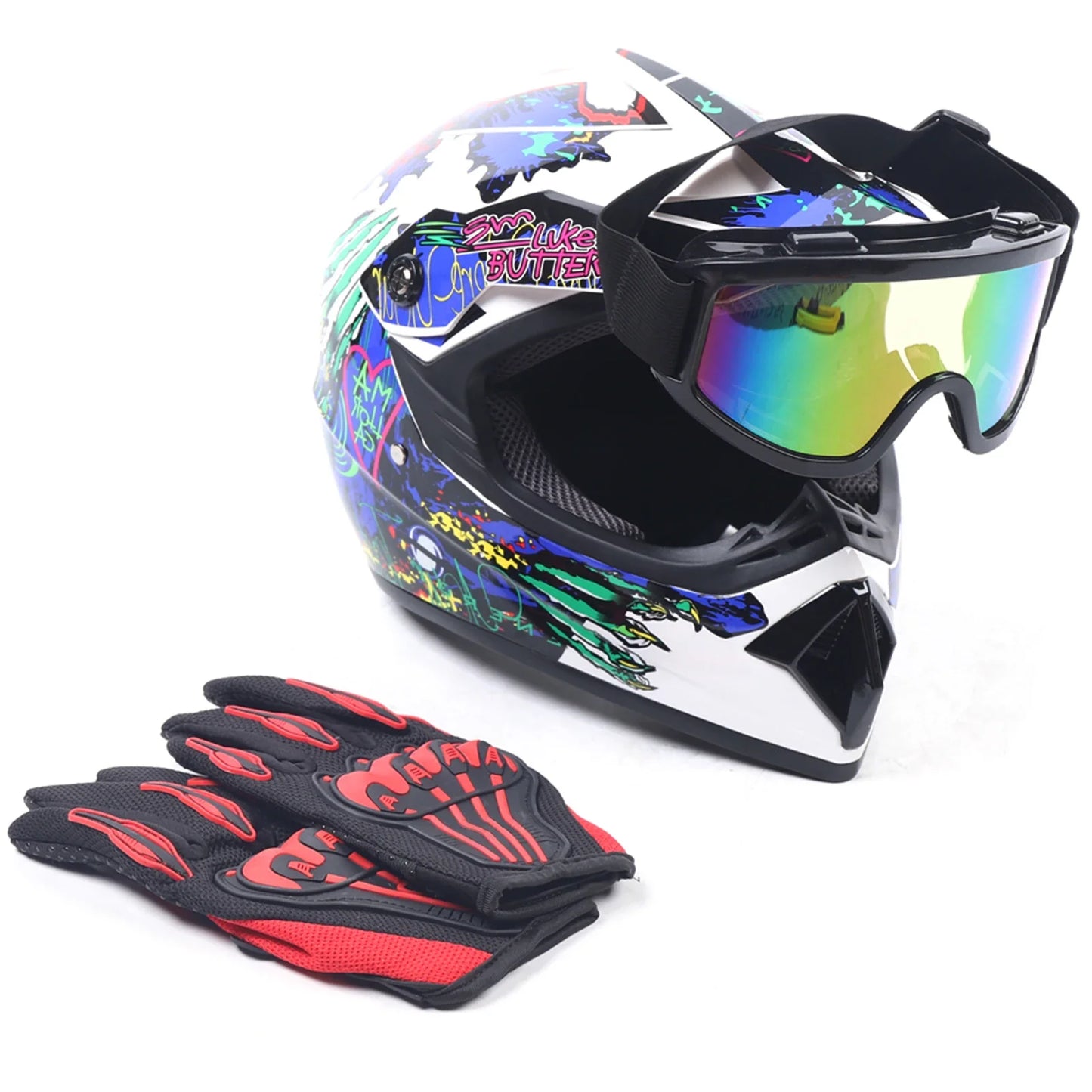 Unisex Motocross Helmet Abs Off Road Racing Dot Safety - Health and Tech Solutions 25