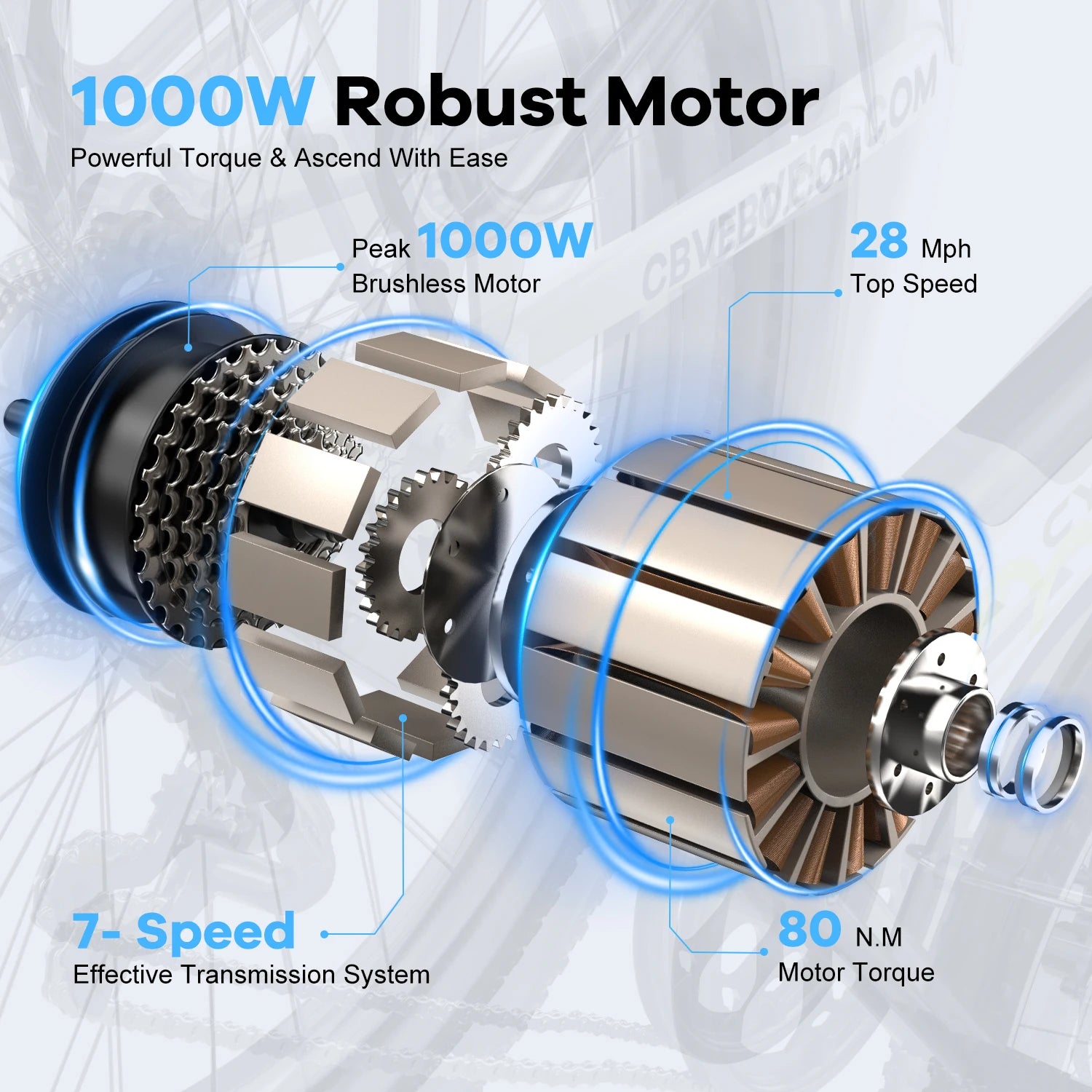 Health And Tech Solutions 25 1000 Peak Electric Bike - Health and Tech Solutions 25