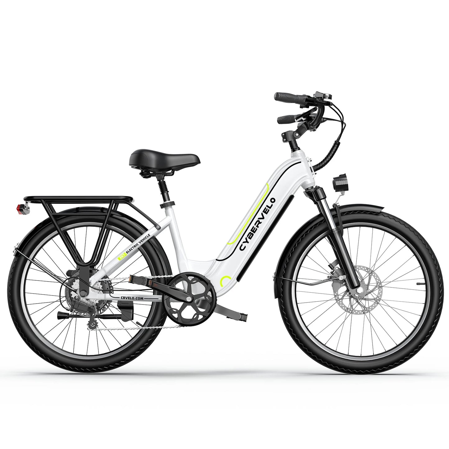 CYBERVELO Electric Bike 7 Speed With Removable Battery - Health and Tech Solutions 25