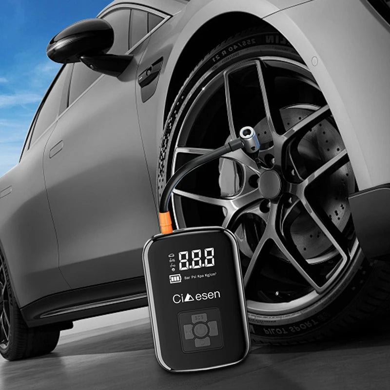 1pc Car Wireless Air Pump 150PSI Portable Electric Tire Inflator - Health and Tech Solutions 25