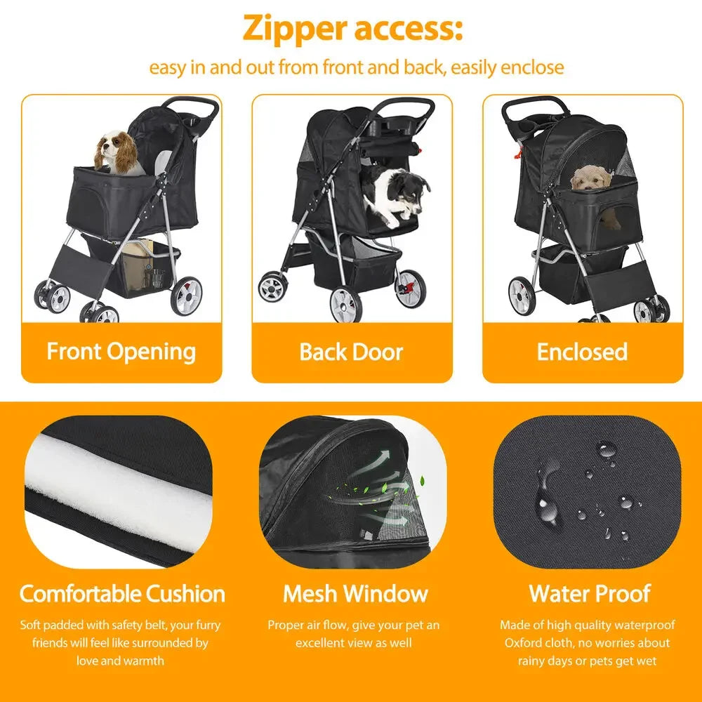 Dog Stroller for Comfortable and Safe Pet Travel - Health and Tech Solutions 25
