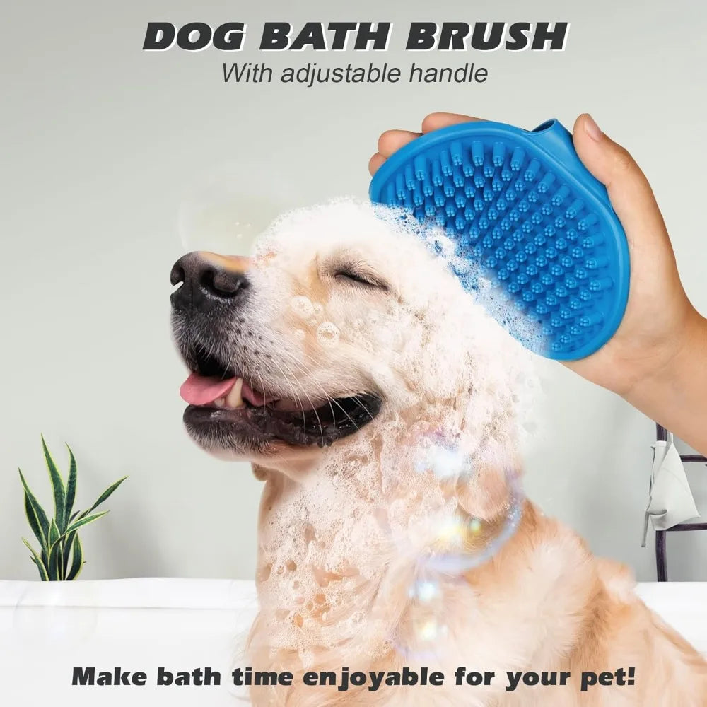 2PCS Double-Sided Dog Grooming Bath Brush Set - Health and Tech Solutions 25