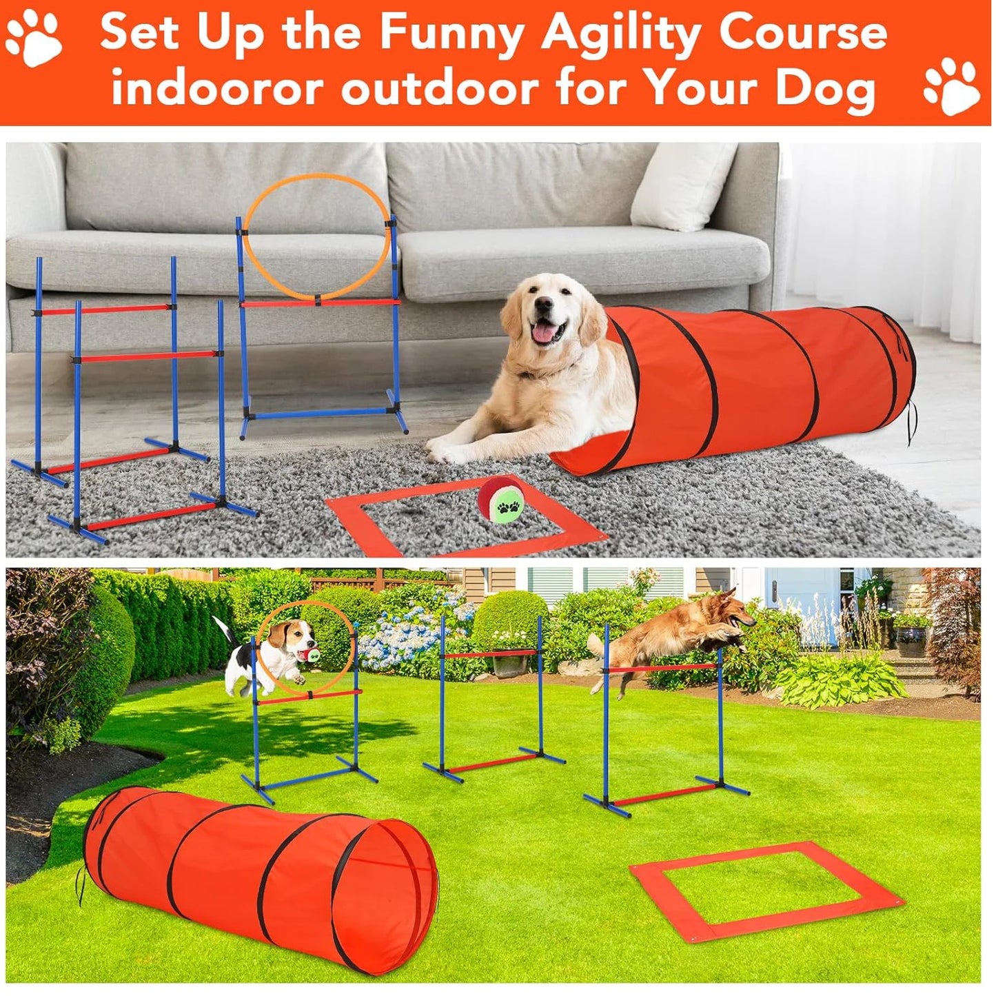 87 Piece Dog Agility Training Equipment Set for Outdoor Fun - Health and Tech Solutions 25
