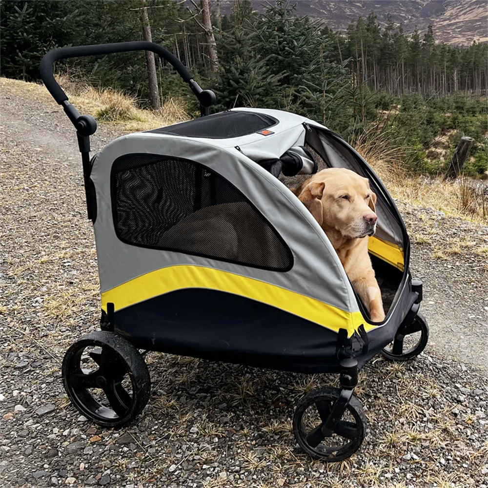 Premium Dog Stroller Pram for All Breeds and Adventures - Health and Tech Solutions 25