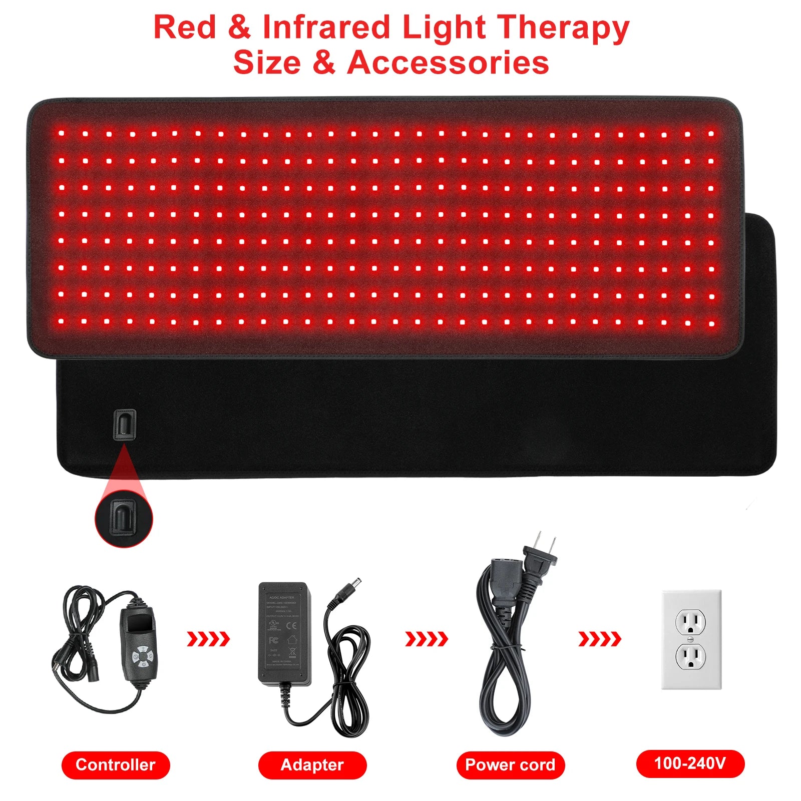 Red Light Mat Near Infrared Therapy Pad for Full Body - Health and Tech Solutions 25