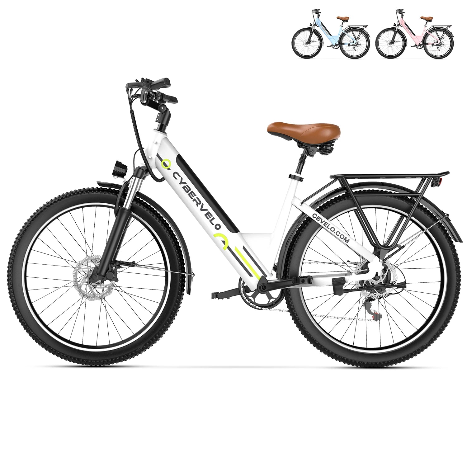 CYBERVELO Electric Bike 7 Speed With Removable Battery - Health and Tech Solutions 25
