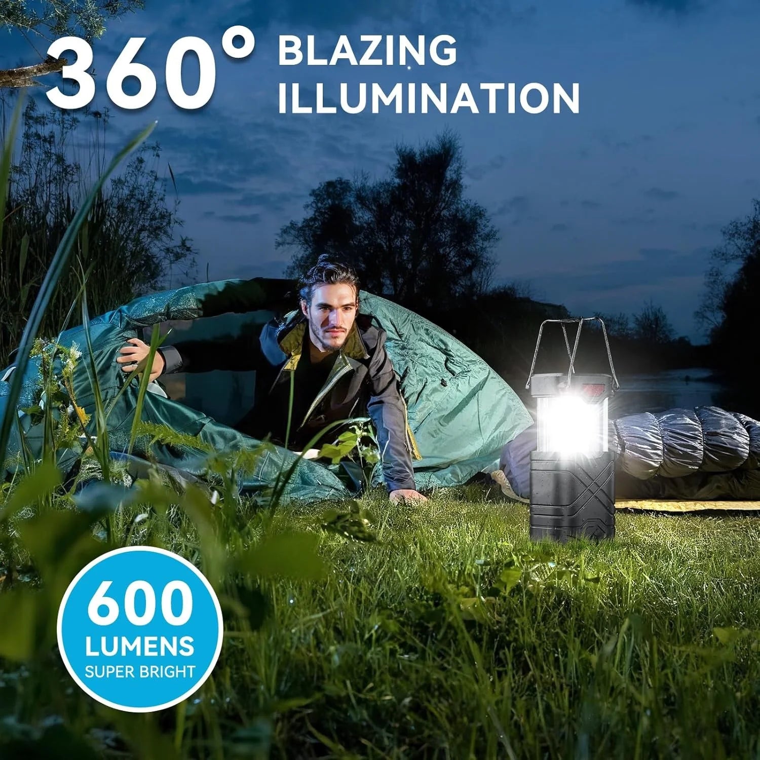 Rechargeable Solar Camping Lights 4 Pack for Outdoor Emergencies - Health and Tech Solutions 25