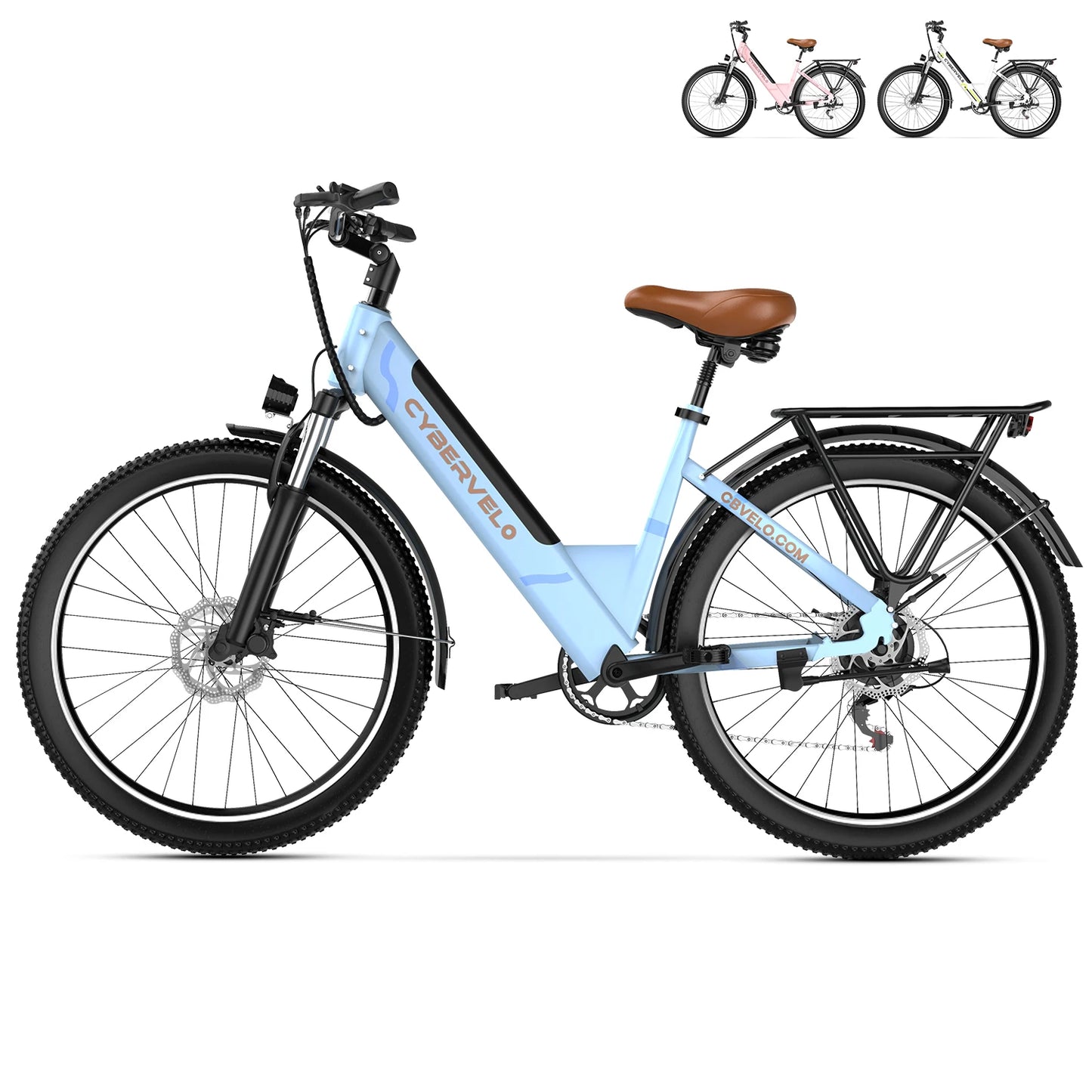 CYBERVELO Electric Bike 7 Speed With Removable Battery - Health and Tech Solutions 25