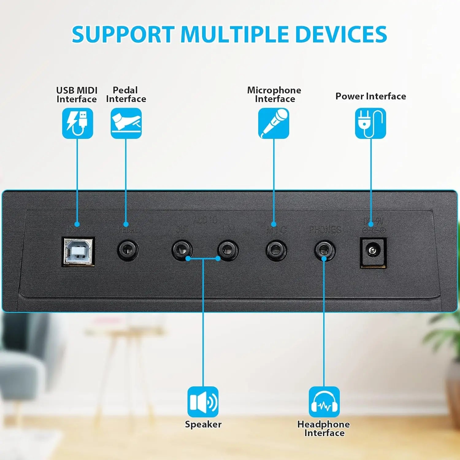 61 Key Keyboard Piano Digital Piano Set for Kids with Mic - Health and Tech Solutions 25