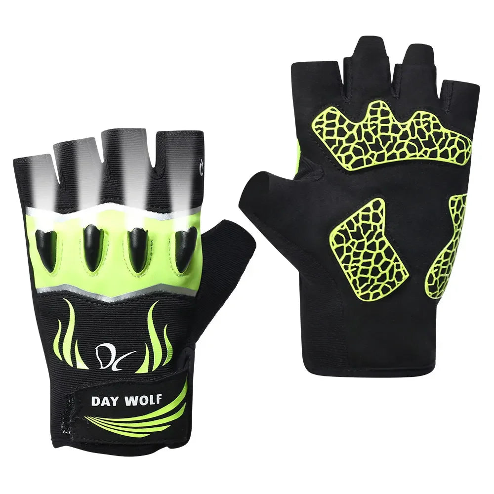 Savior Outdoor Sports Half Finger LED Cycling Gloves - Health and Tech Solutions 25