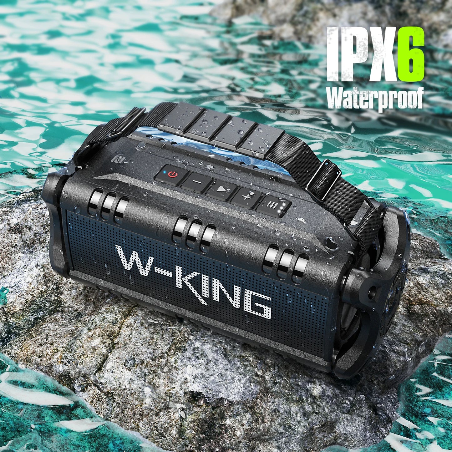 W King 90W Peak Bluetooth Speaker IPX6 Waterproof Outdoor - Health and Tech Solutions 25