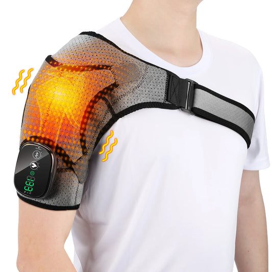 Electric Heating Pad Shoulder Vibration Massager for Pain Relief - Health and Tech Solutions 25