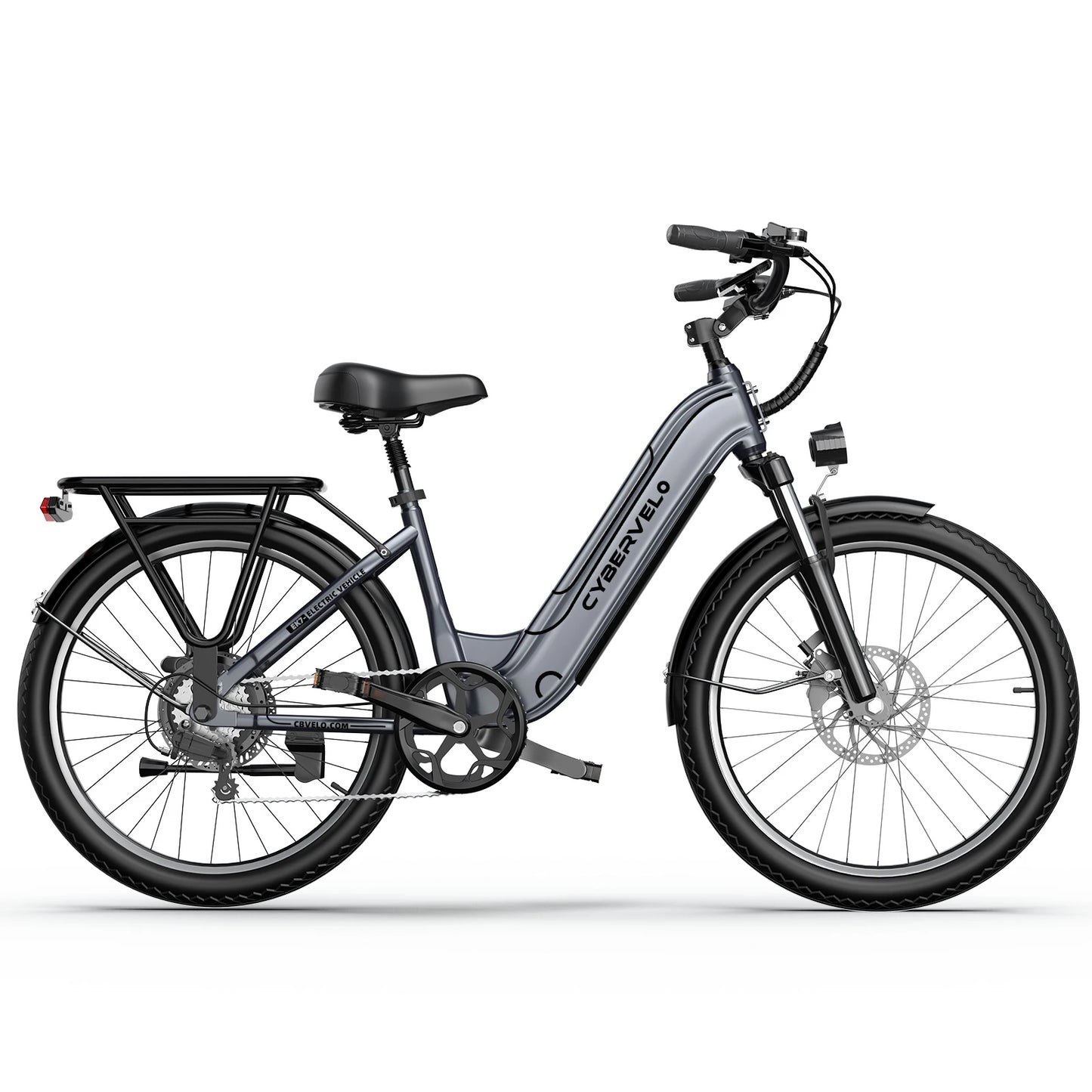 CYBERVELO Electric Bike 7 Speed With Removable Battery - Health and Tech Solutions 25