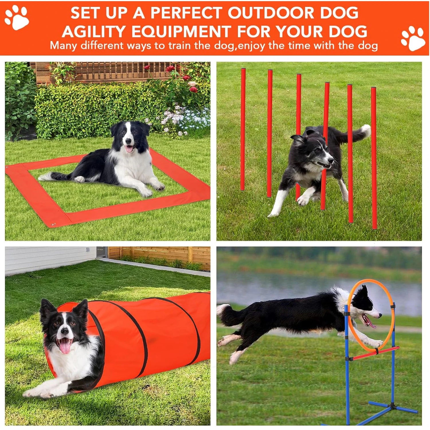 87 Piece Dog Agility Training Equipment Set for Outdoor Fun - Health and Tech Solutions 25