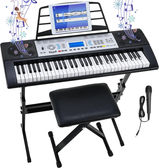 61 Key Keyboard Piano Digital Piano Set for Kids with Mic - Health and Tech Solutions 25