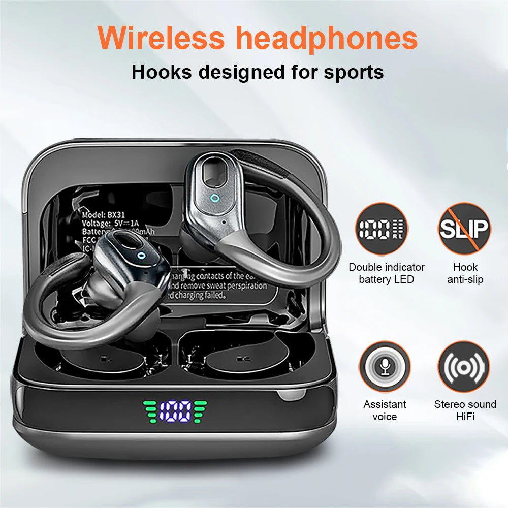 GREATWALL TWS Wireless Bluetooth Earphones Headset Stereo Noise Reduction - Health and Tech Solutions 25
