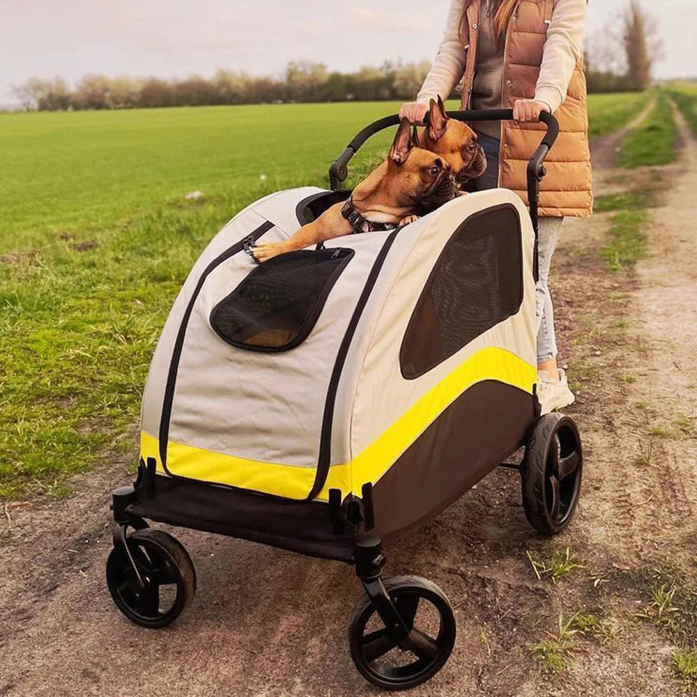 Premium Dog Stroller Pram for All Breeds and Adventures - Health and Tech Solutions 25