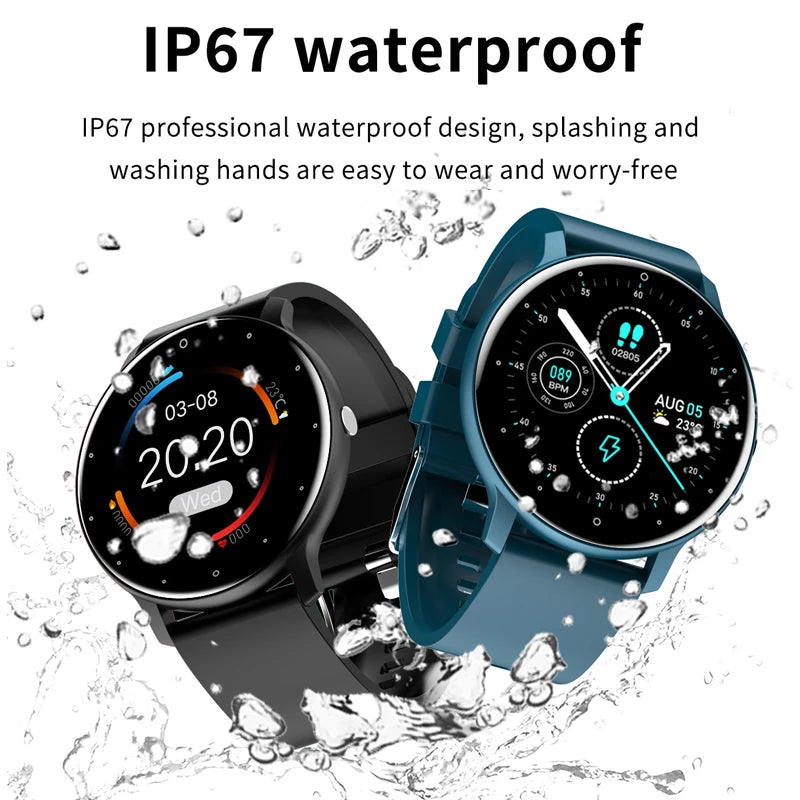 LIGE Smart Watch Men Women Full Touch Screen IP67 Waterproof - Health and Tech Solutions 25
