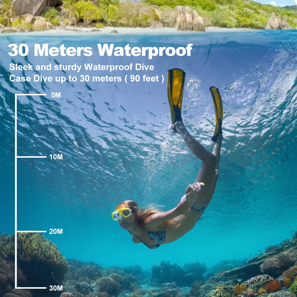 OURLIFE Action Camera Ultra HD 4K 30FPS 16MP Waterproof - Health and Tech Solutions 25