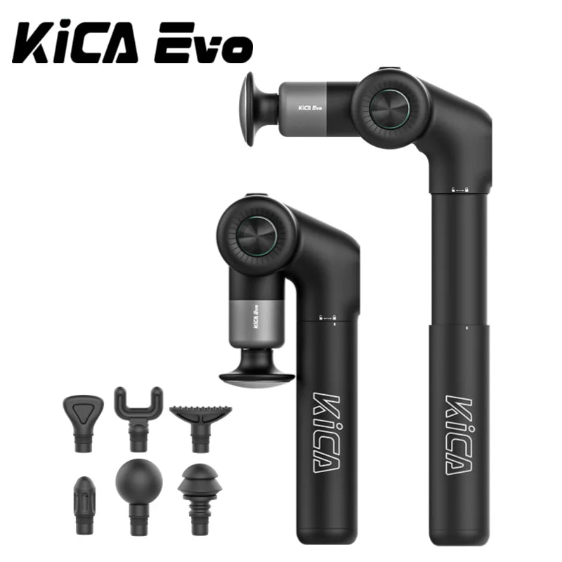 KiCA Evo Fascia Gun Portable Muscle Massage Gun with 6 Heads - Health and Tech Solutions 25