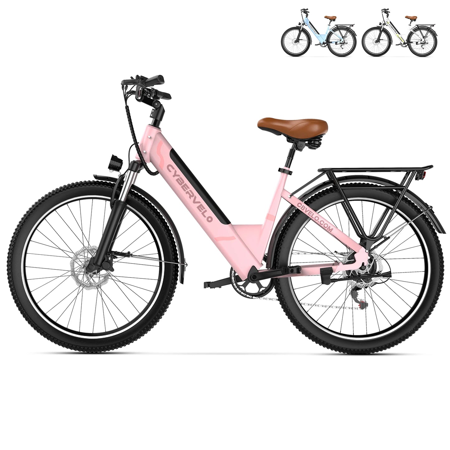 CYBERVELO Electric Bike 7 Speed With Removable Battery - Health and Tech Solutions 25