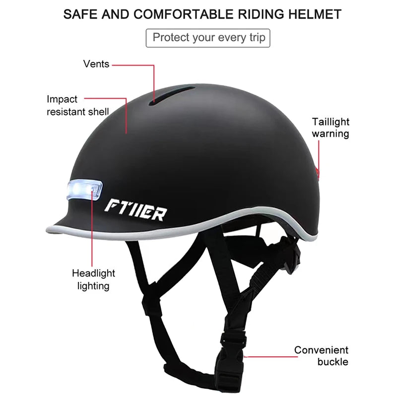 Portable Outdoor Bicycle Helmet USB Charging Riding Taillight - Health and Tech Solutions 25