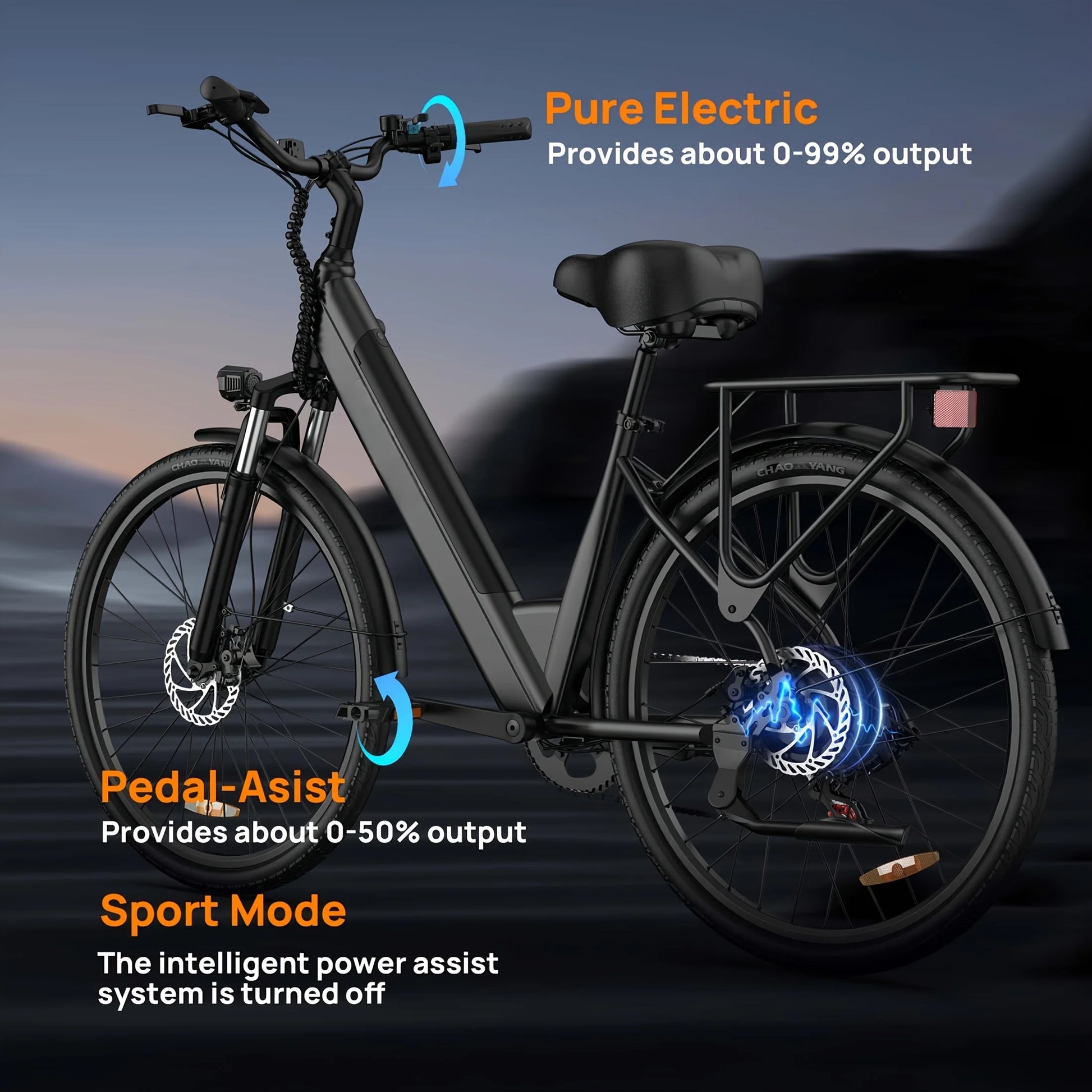 URLIFE Peak 750W E26 Electric Bike With Removable Battery - Health and Tech Solutions 25