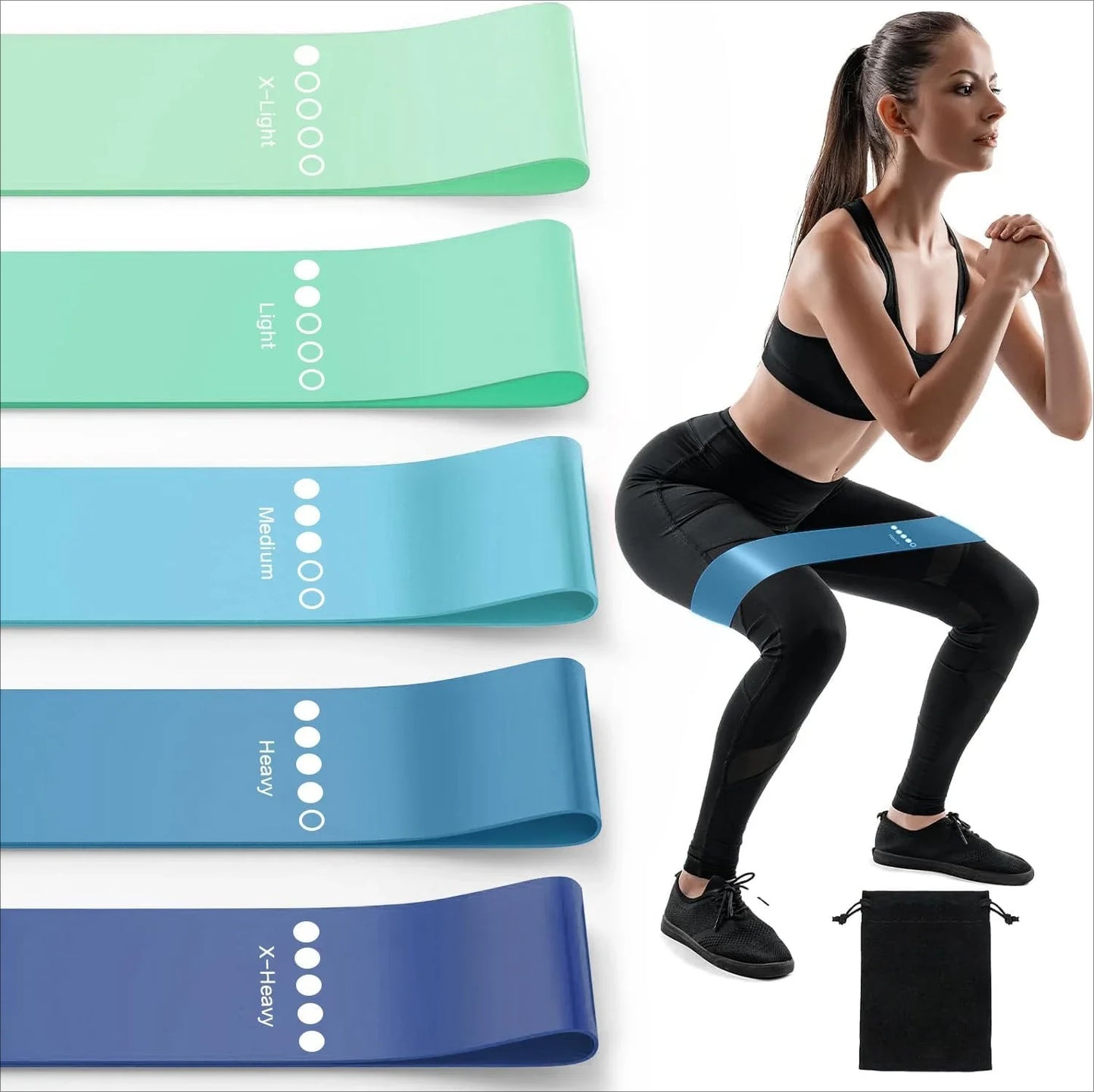 CN Resistance Bands for Exercise and Physical Therapy Loops - Health and Tech Solutions 25