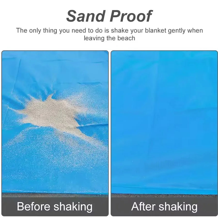 Beach Blanket Waterproof and Sandproof Large 2-3 Adult Light Picnic Mat Travel Camping Hiking 200x210cm - Health and Tech Solutions 25