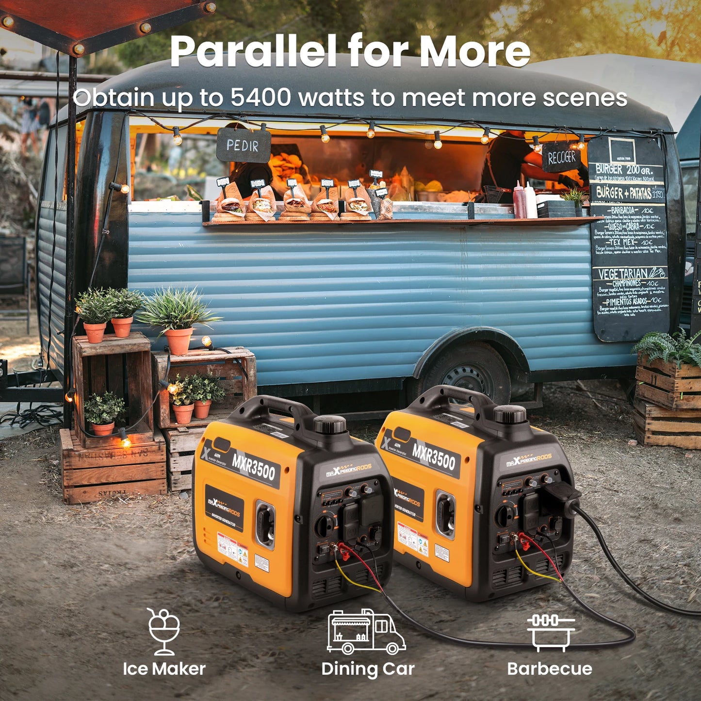 Maxpeedingrods MXR3500 Portable Inverter Generator 3500W - Health and Tech Solutions 25