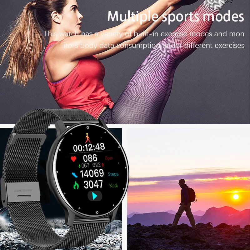 LIGE Smart Watch Men Women Full Touch Screen IP67 Waterproof - Health and Tech Solutions 25