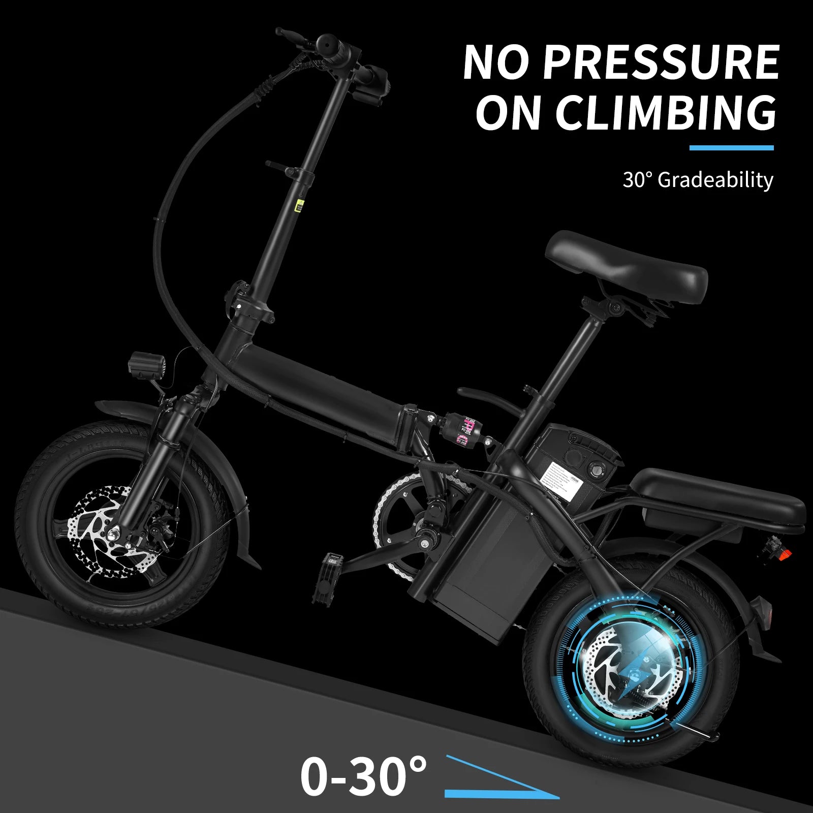 400W Dual Disc Brake Adult Foldable Electric Bicycle - Health and Tech Solutions 25