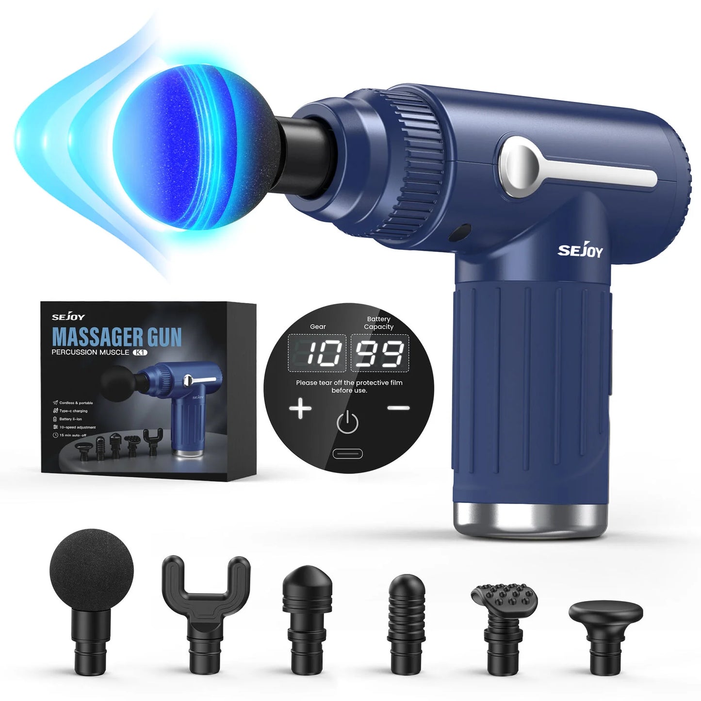 Sejoy Massage Gun Relaxation Deep Tissue Percussion Massager - Health and Tech Solutions 25