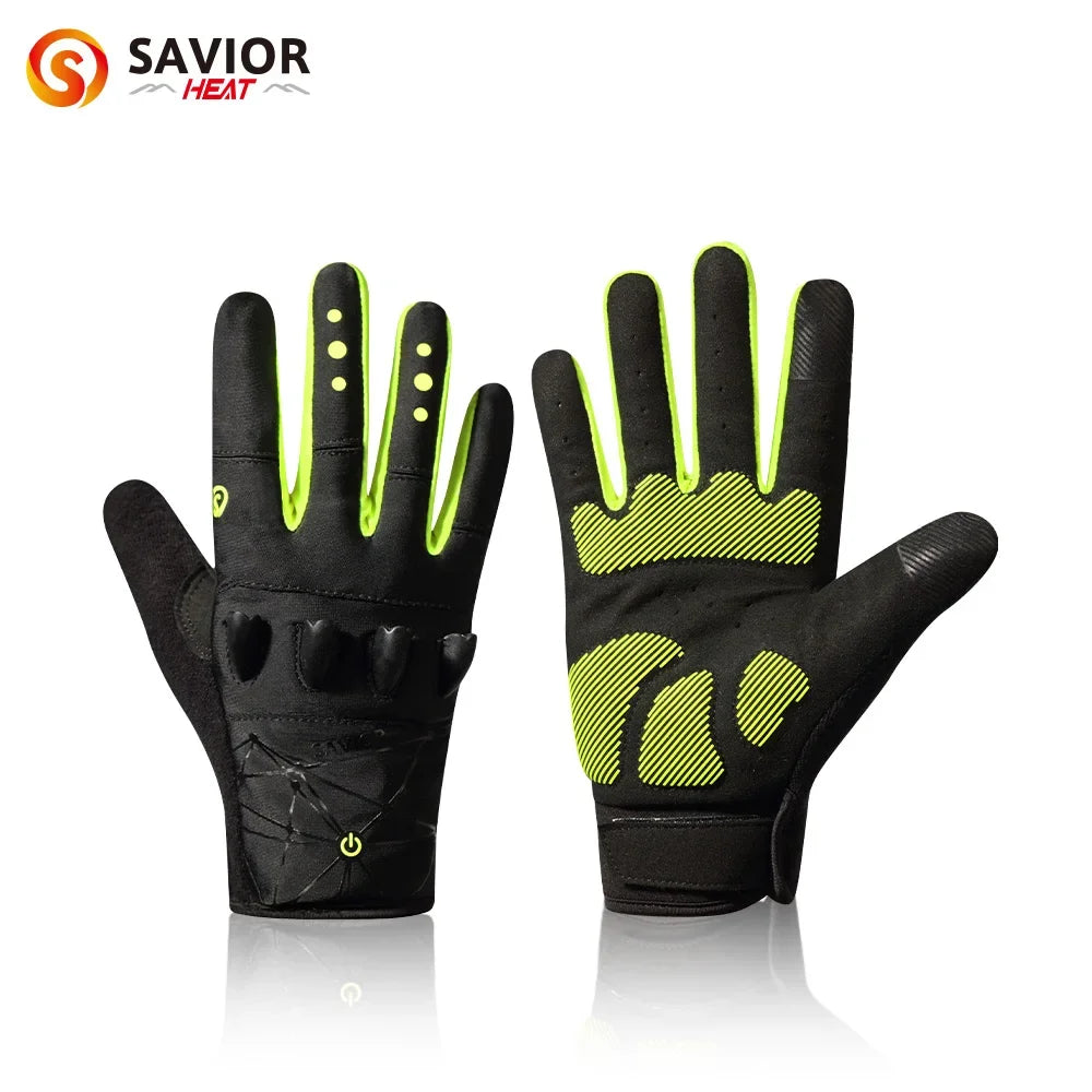 Savior Outdoor Sports Half Finger LED Cycling Gloves - Health and Tech Solutions 25