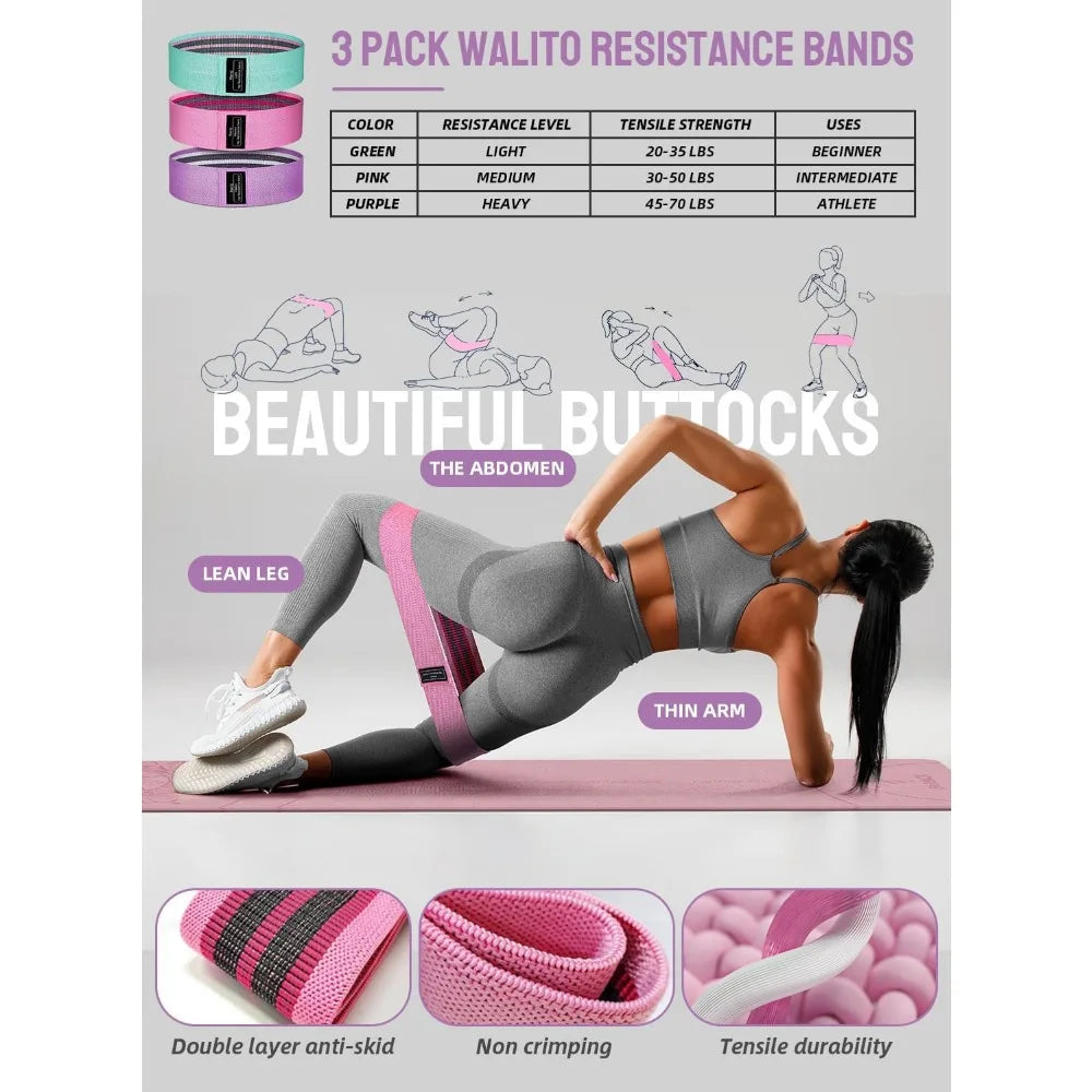 Beginner Yoga Kit with Thick Mat, Band and Block Set - Health and Tech Solutions 25