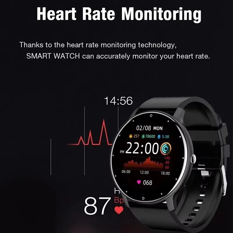 LIGE 2025 New Smart Watch Men Full Touch Screen Sport Fitness - Health and Tech Solutions 25